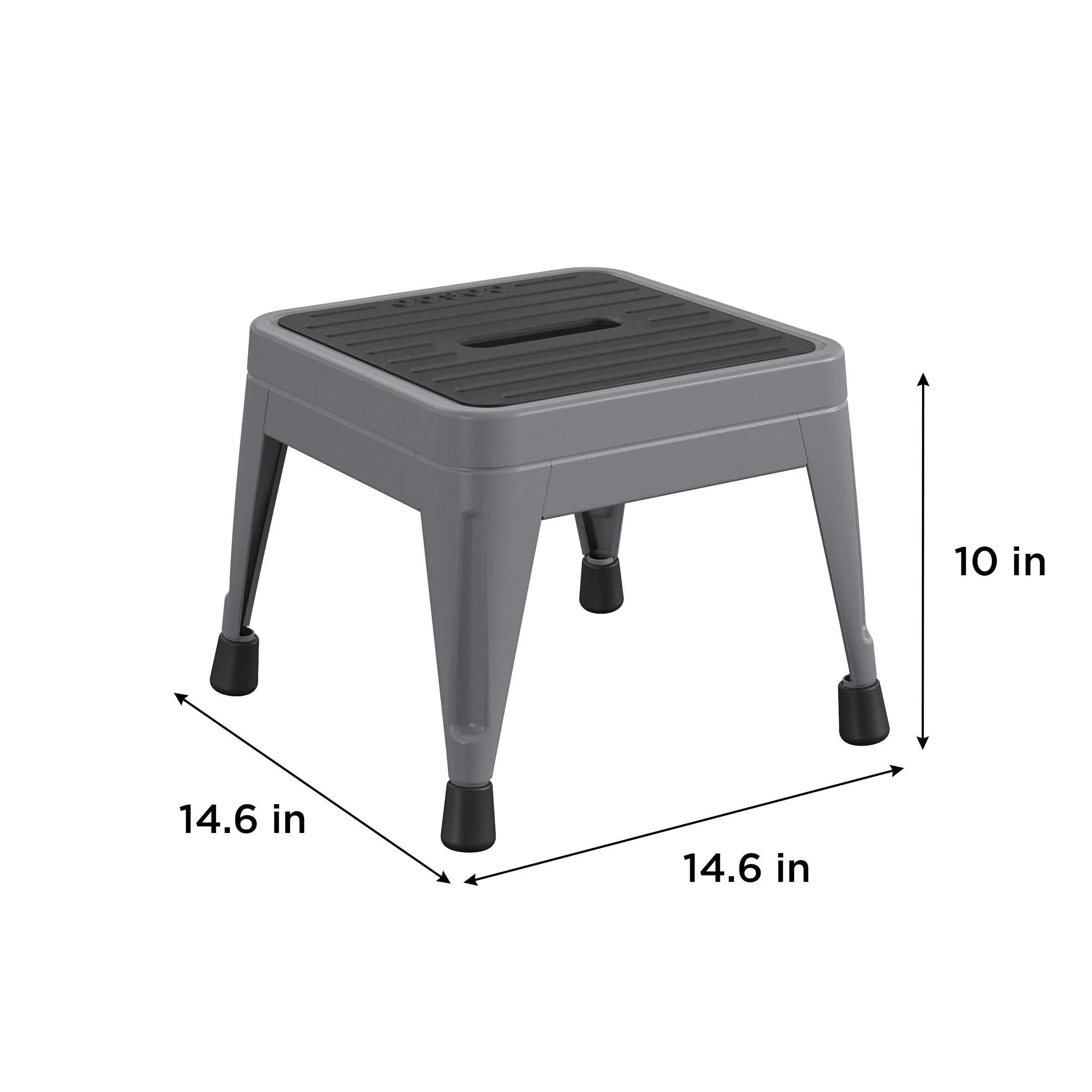 1-Step Non-Folding Steel Step Stool