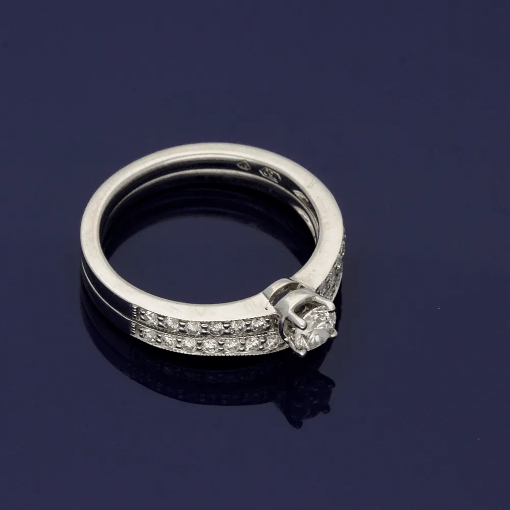 18ct White Gold Diamond Bridal Set