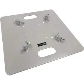 20"x20" Aluminum Base Plate for 12"x12" 290mm X 290mm Square Trussing W/2" Pipe Fits All Major Includes Pins/Clips