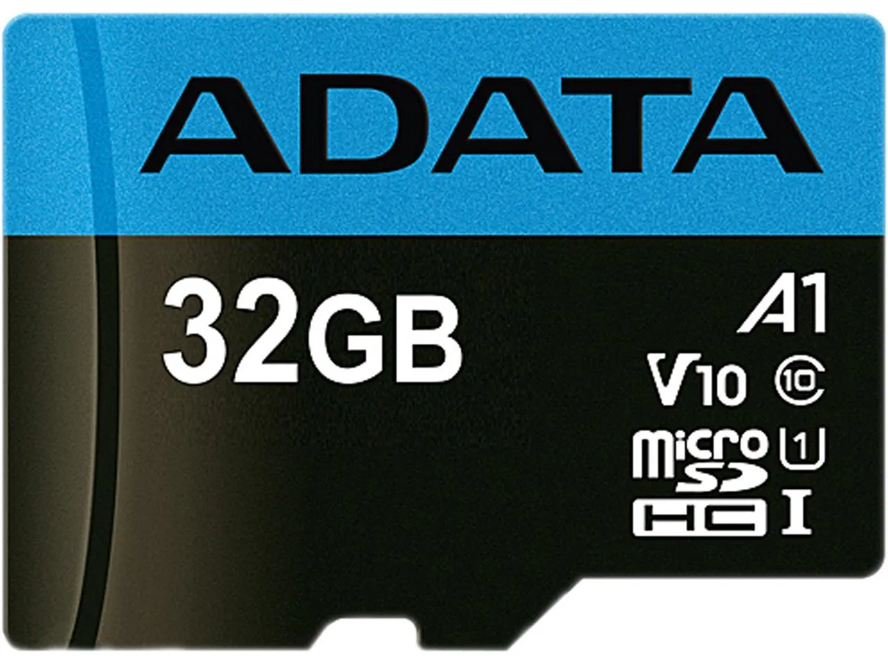 ADATA Premier 32GB MicroSDHC UHS-I Class 10 V10 A1 Memory Card With Adapter (AUSDH32GUICL10A1-RA1)