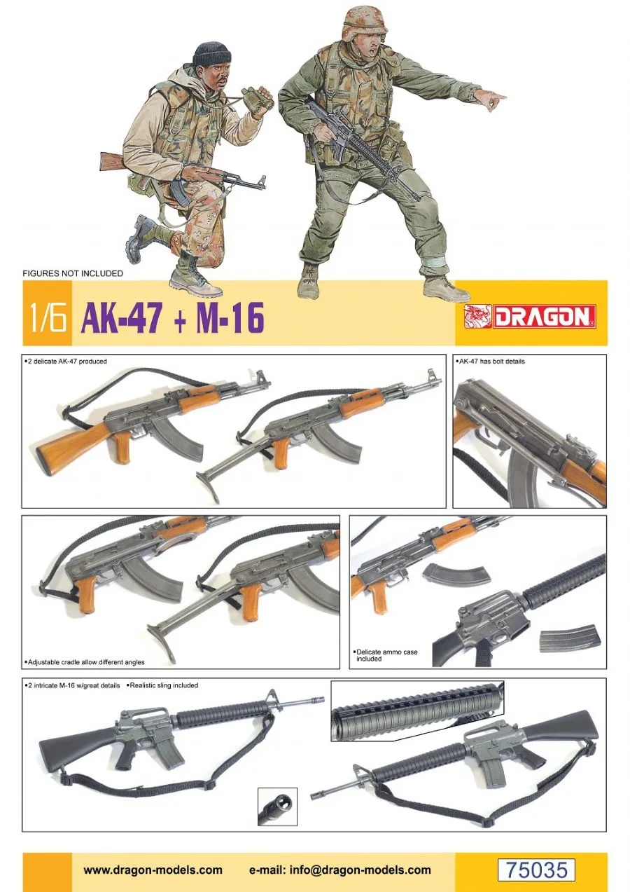 AK-47  M16 Model Kit - MINT IN BOX