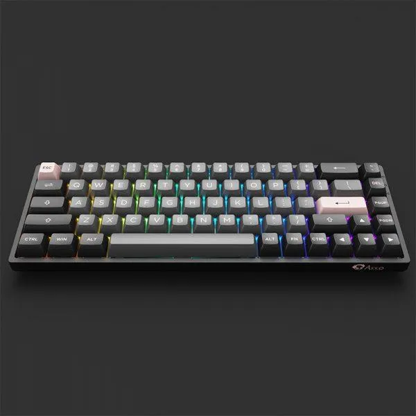 AKKO Black & Pink 3068B Plus Multi-Modes RGB Mechanical Keyboard (AKKO X TCC Princess)