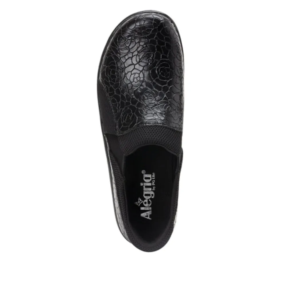 Alegria Women's Duette Slip On Shoe Flourish Black Wide