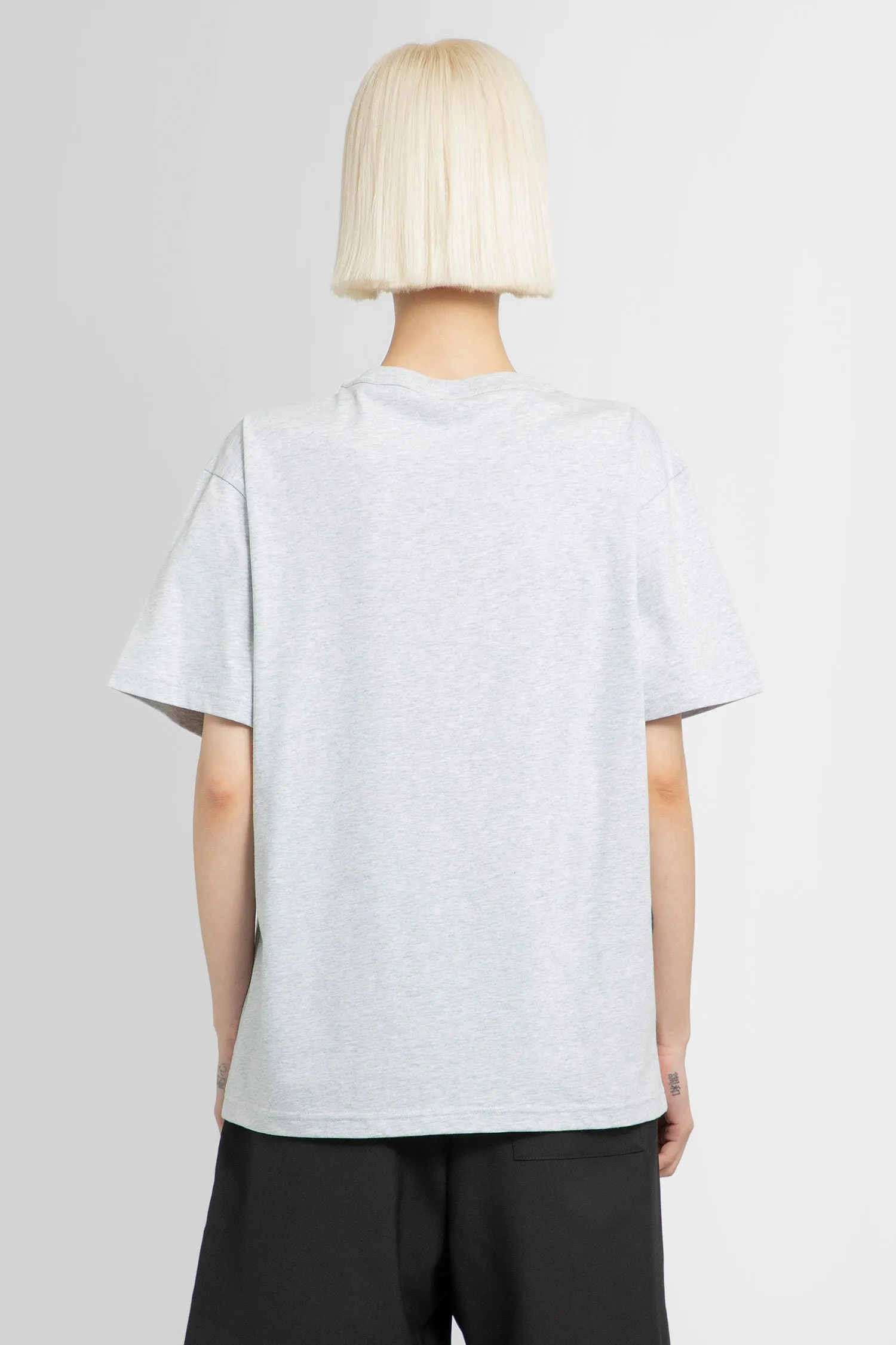 ALEXANDER WANG WOMAN GREY T-SHIRTS & TANK TOPS