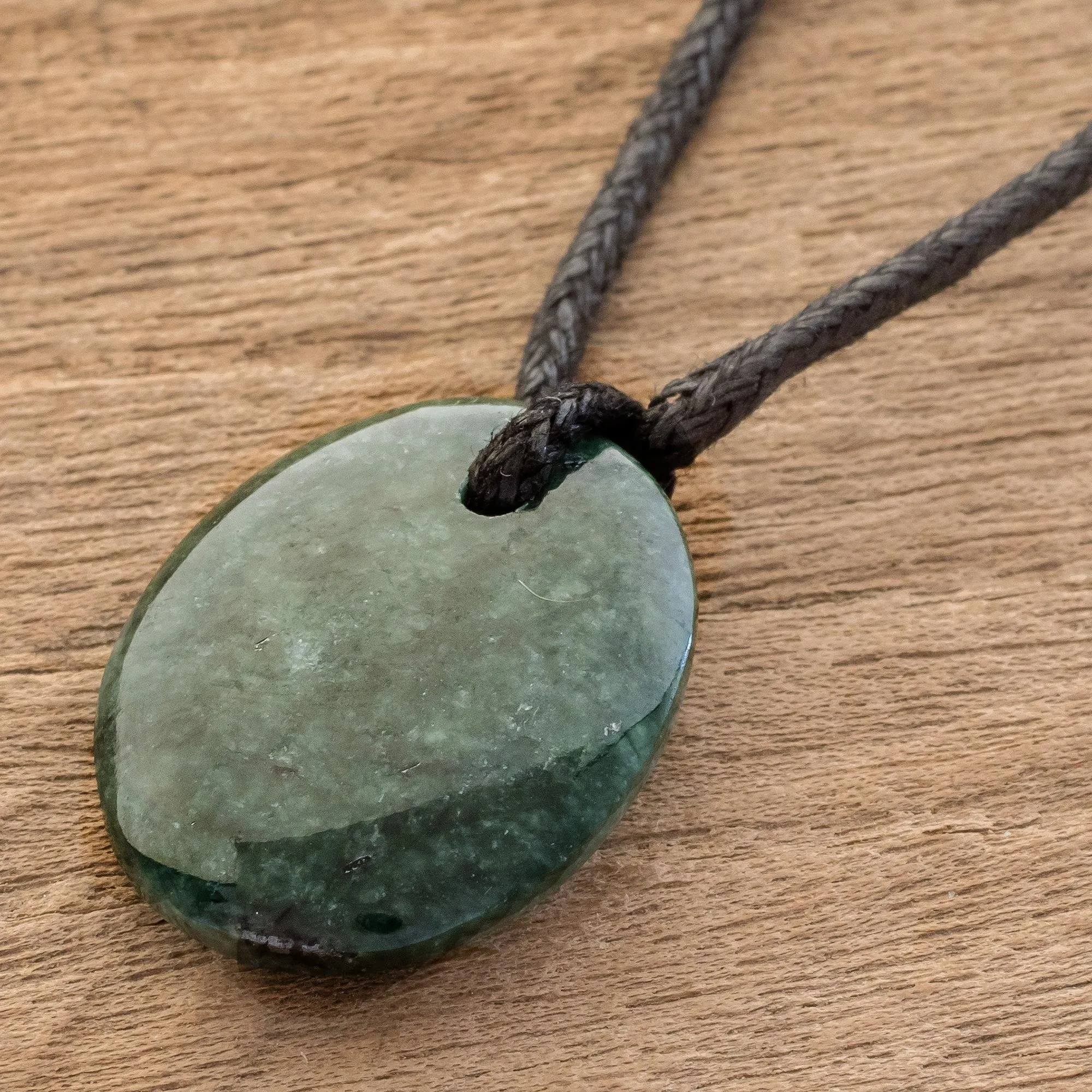 Ancient Strength Jade Pendant Necklace