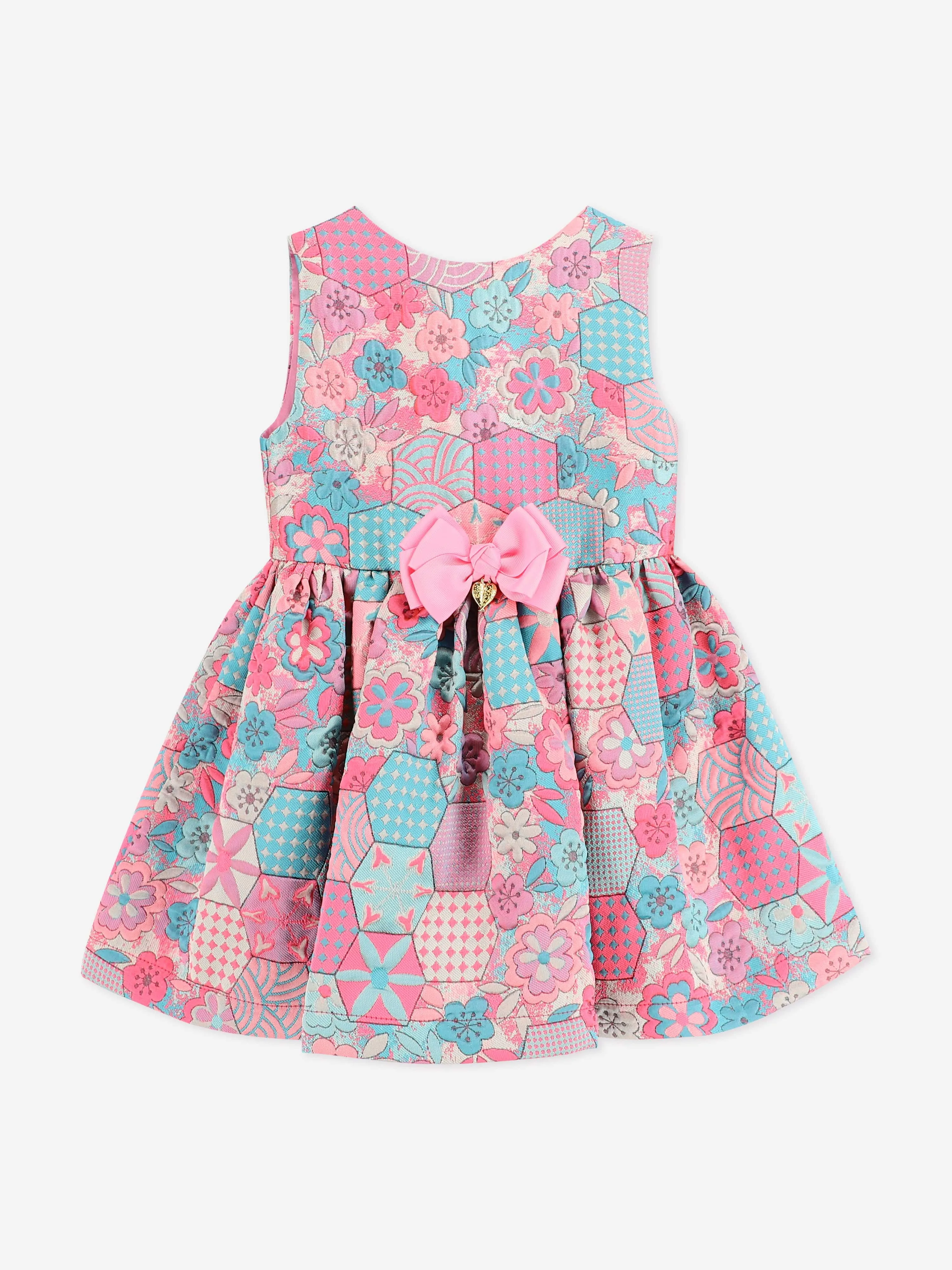 Angels Face Girls Ruby Hexa Dress in Pink