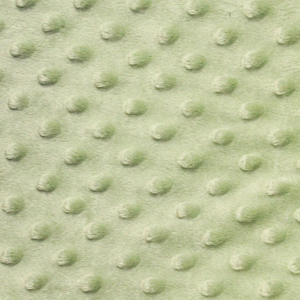 Asparagus Green Minky Dimple Dot Fabric