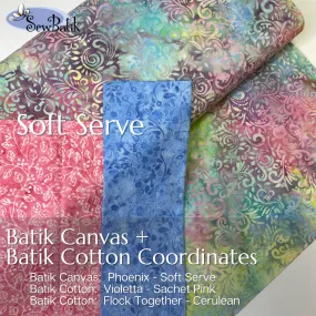 Batik Canvas (1)   (2) Cotton Coordinate - Soft Serve