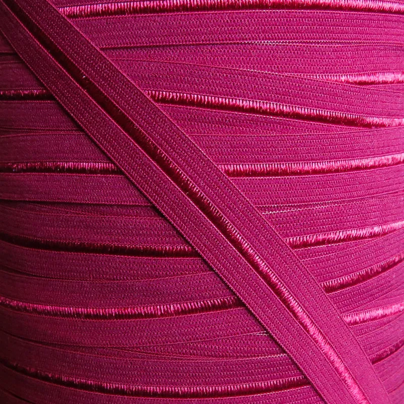 Berry Red Fold Over Elastic Trim