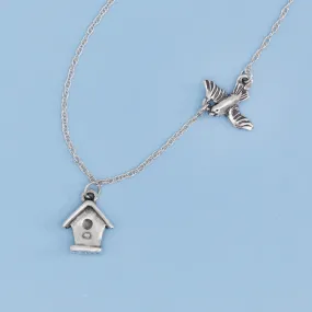 Birdhouse Necklace