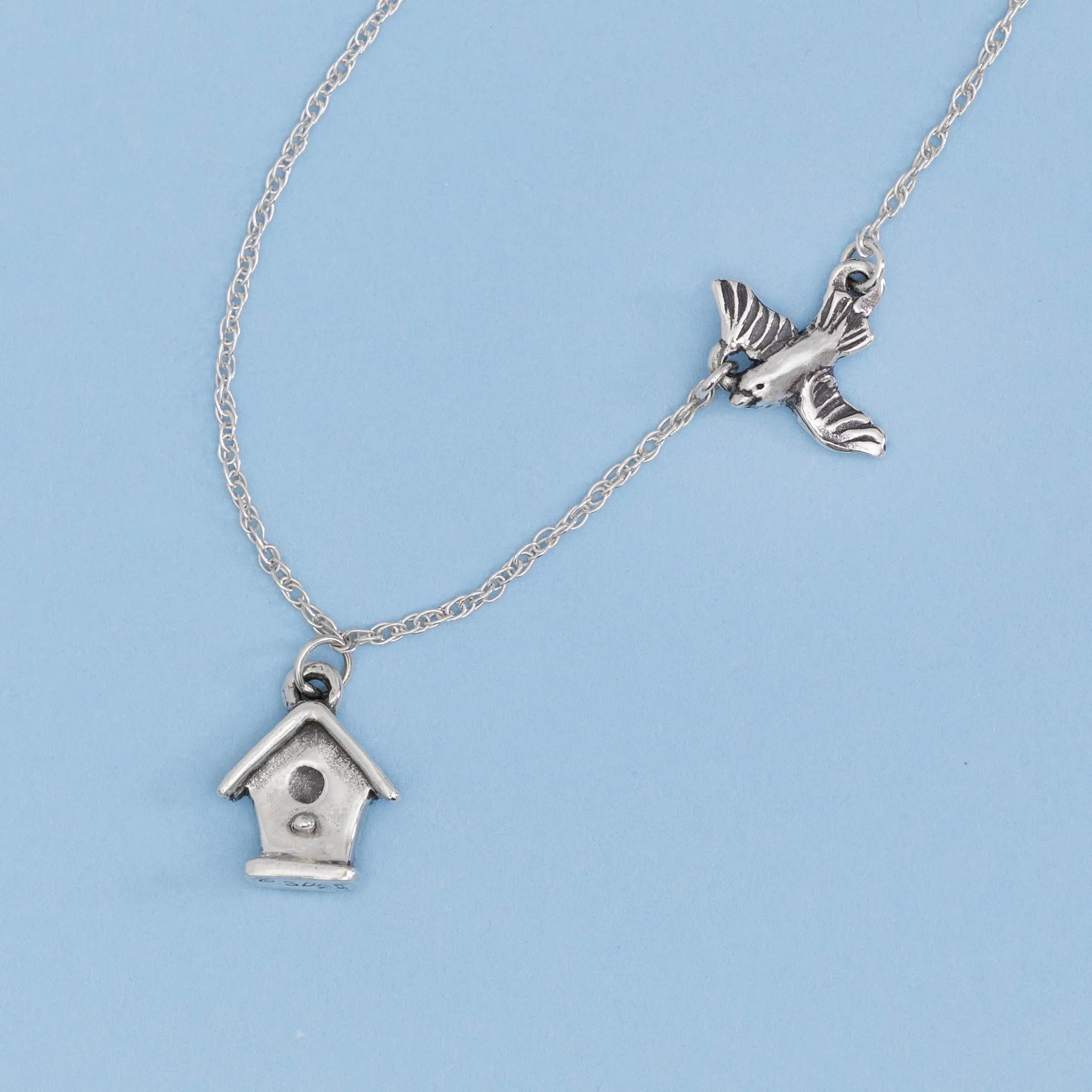 Birdhouse Necklace