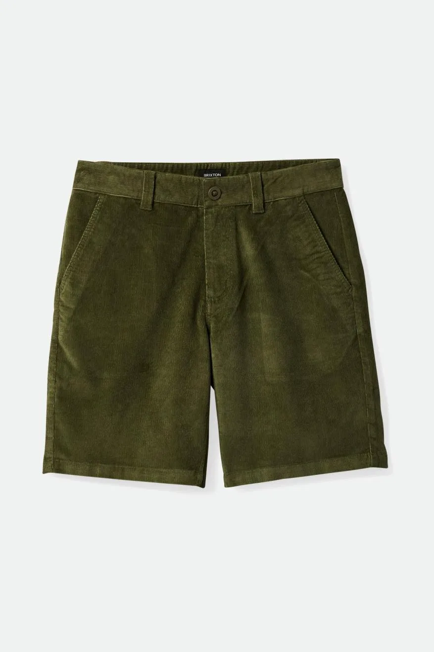 Choice Chino Short 5" - Olive Surplus Cord