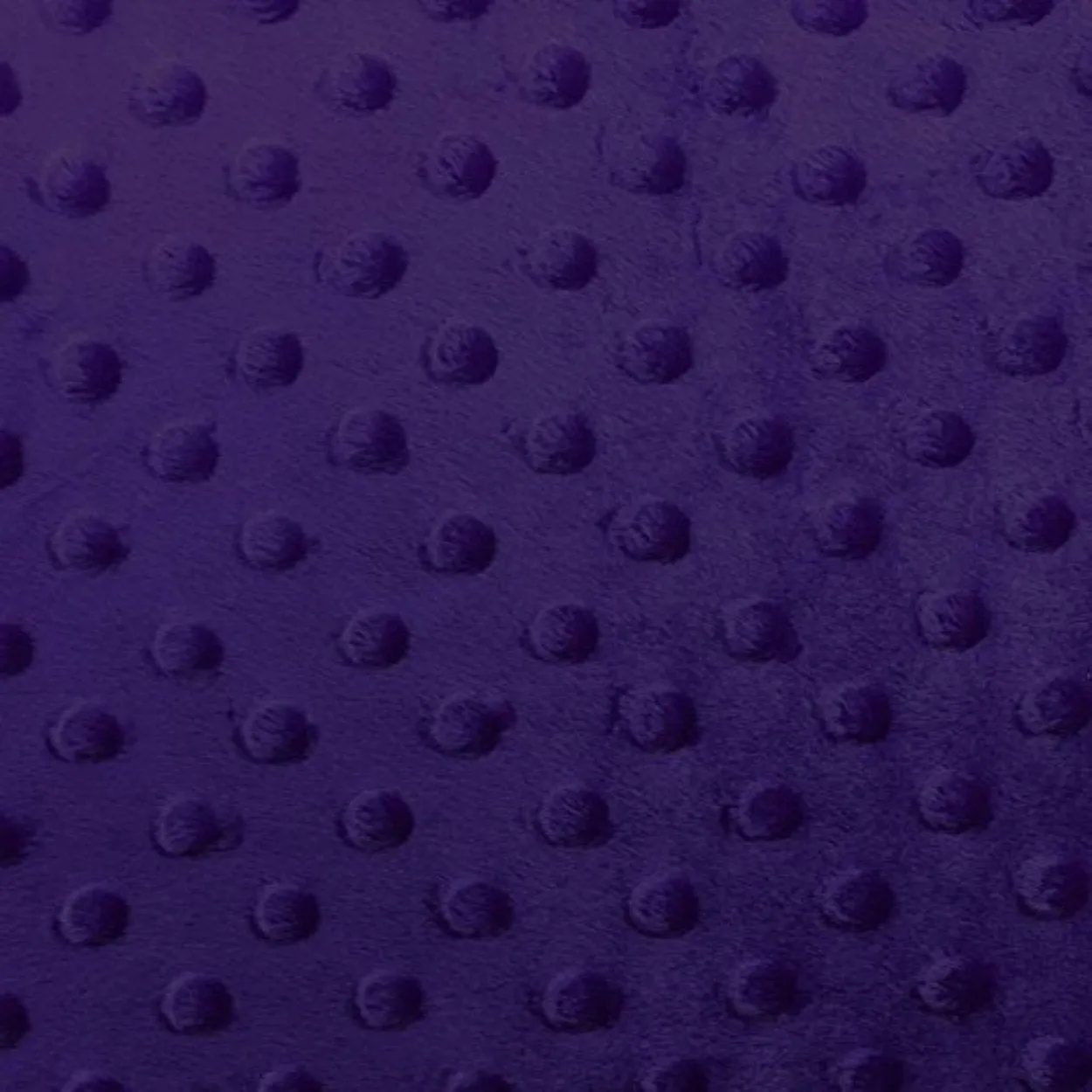 Dark Purple Minky Dimple Dot Fabric