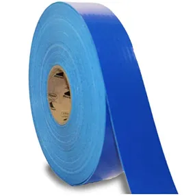 EC-700 Easy Clean - Blue Heavy Duty Floor Marking Tape for Asphalt, Concrete, Pavement, and Most Smooth Surfaces | 60 mils Thick (2 Inches by 108 Feet per Roll)