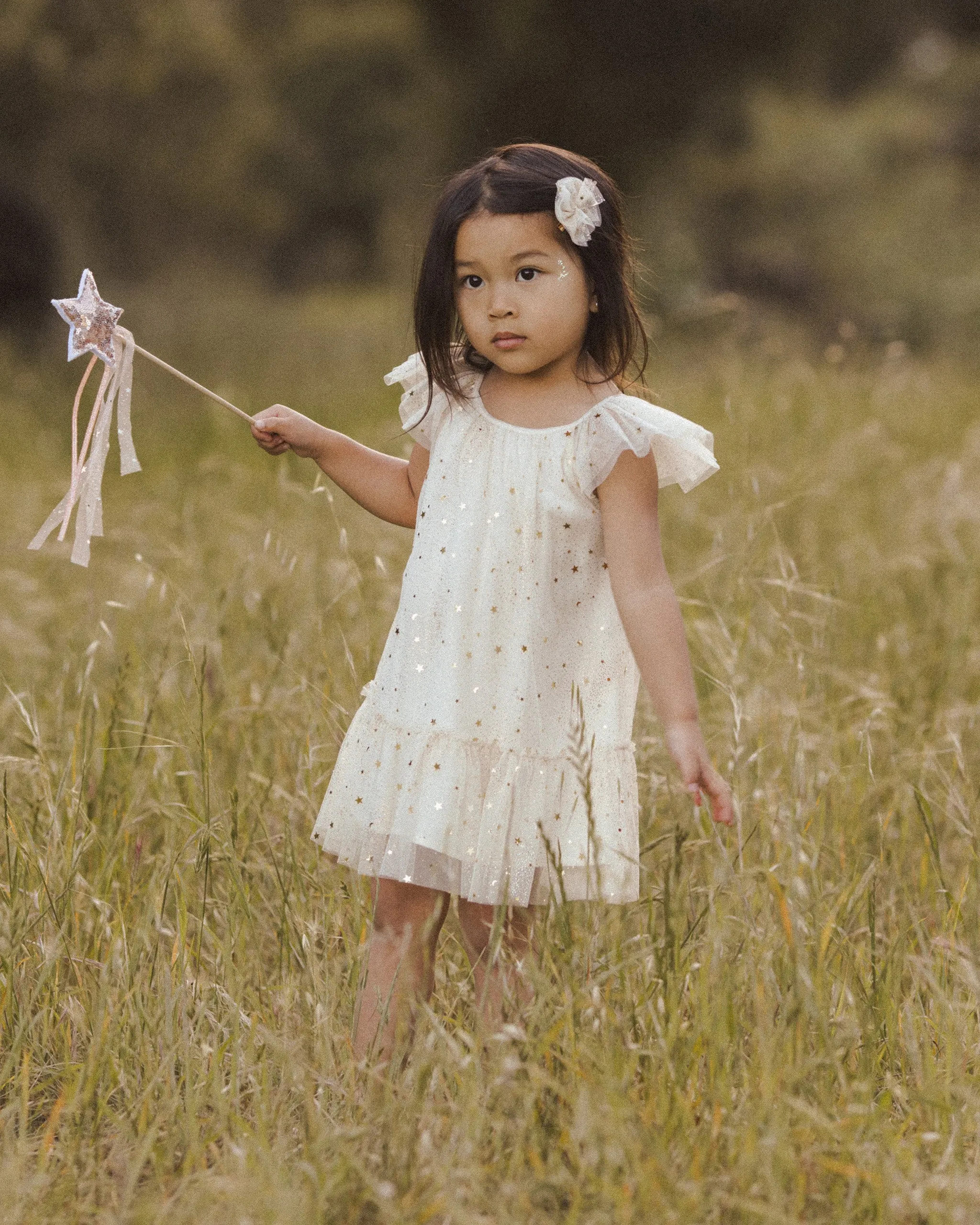 Edie Dress | Champagne Stars