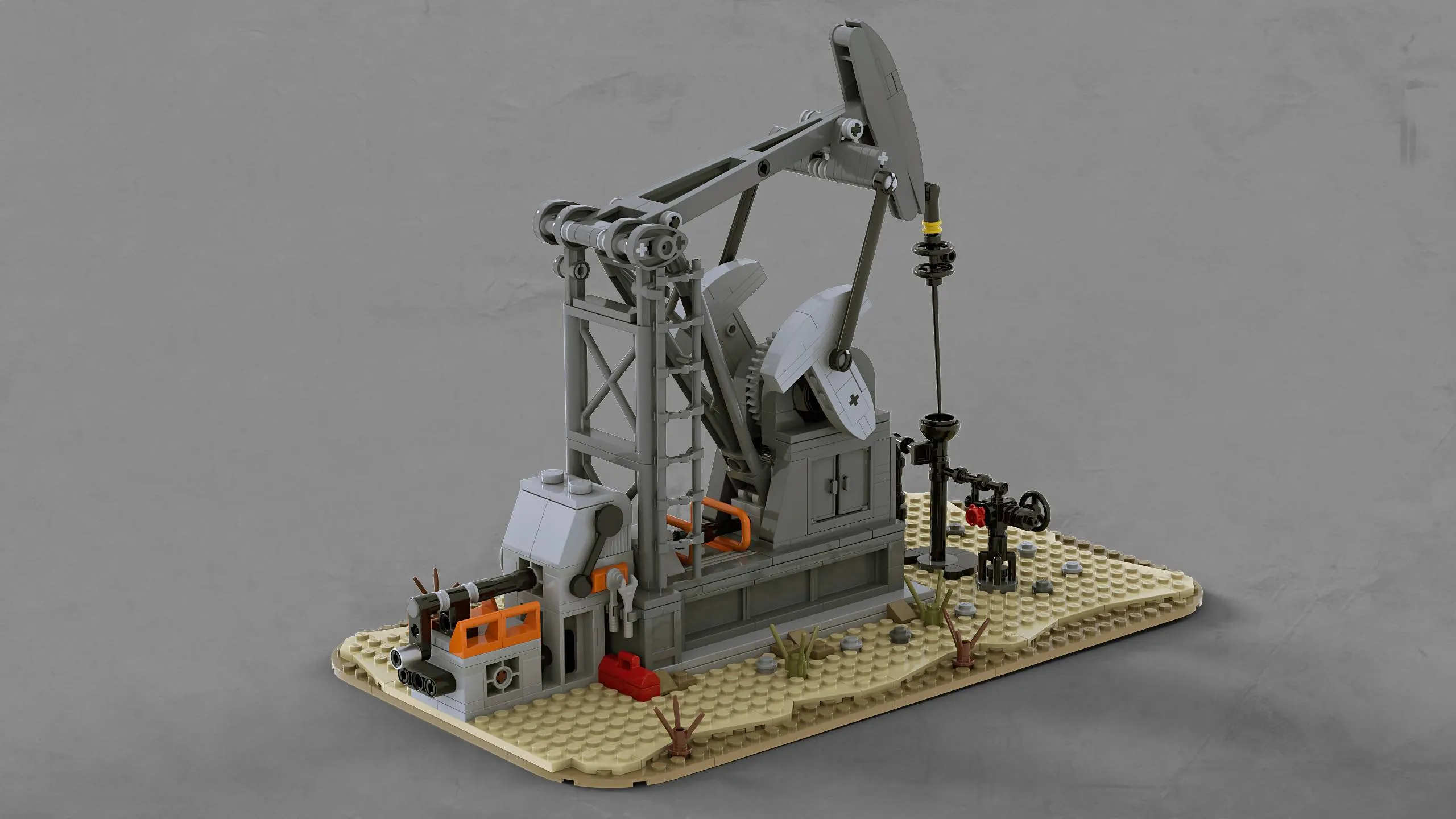 Functioning Oil Pump Jack