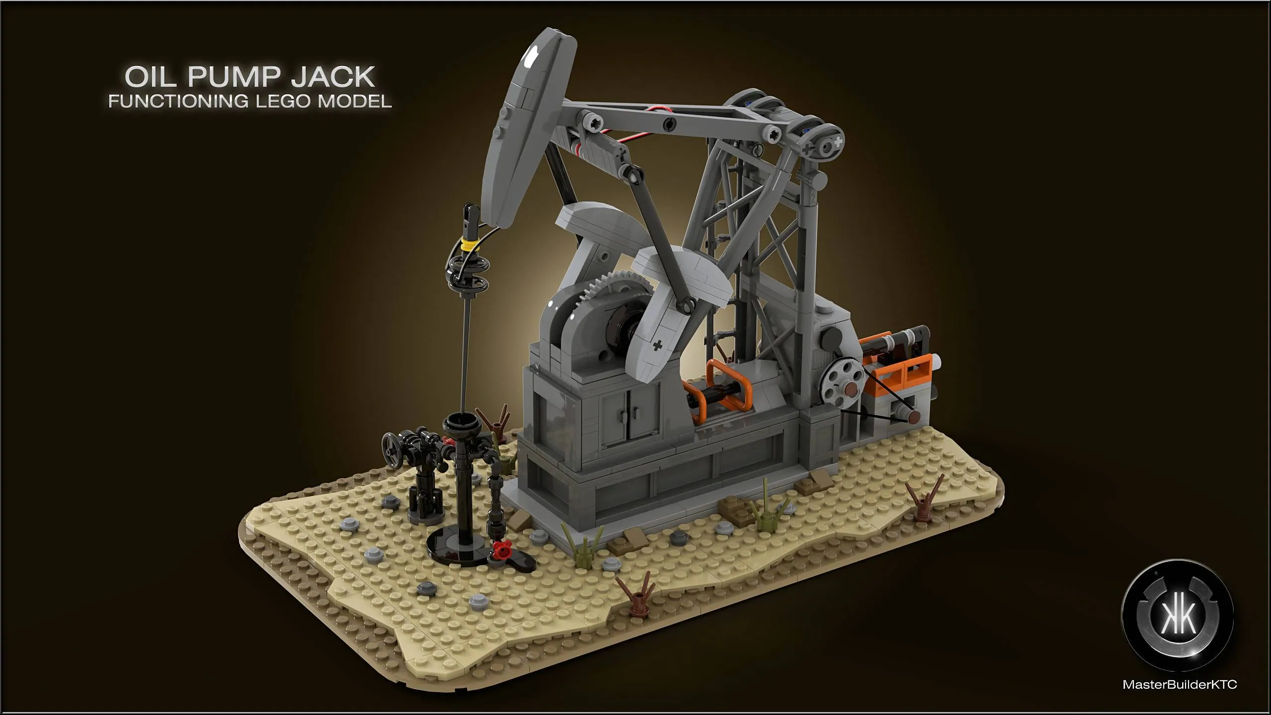 Functioning Oil Pump Jack