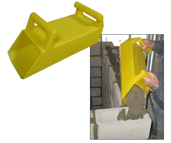 Grout Grunt Model II Masonry Scoop