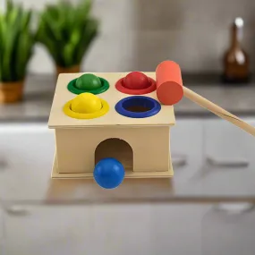 Hammer Ball Wooden Toy for Kids