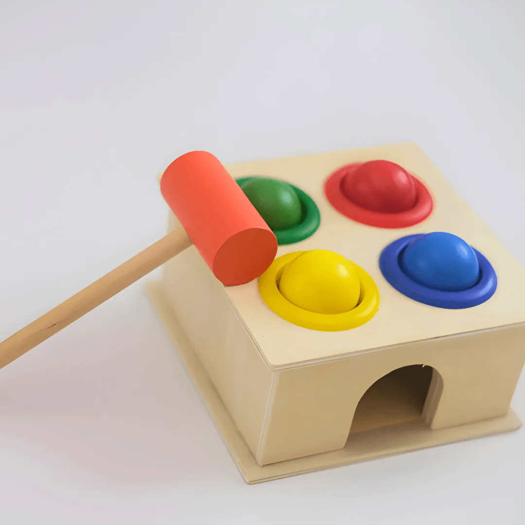 Hammer Ball Wooden Toy for Kids