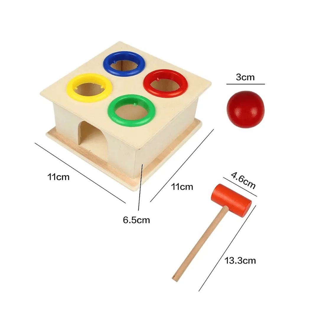 Hammer Ball Wooden Toy for Kids