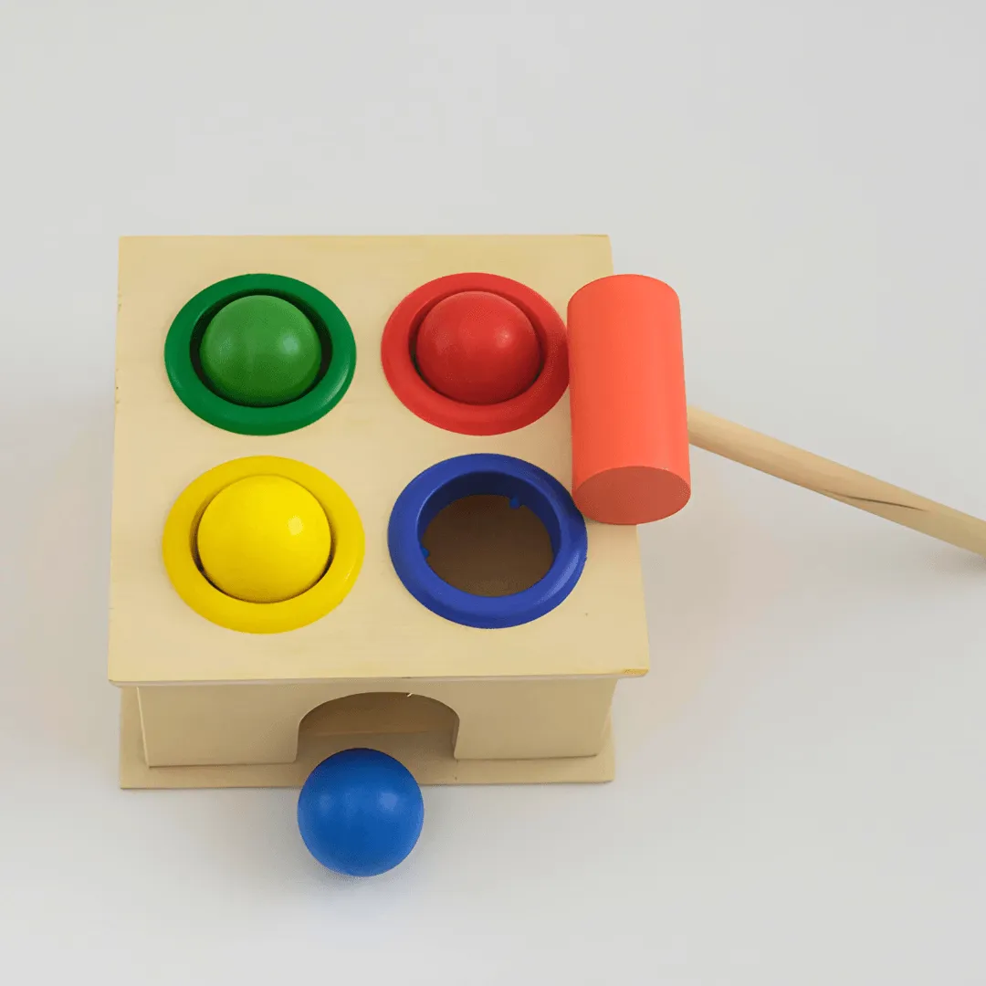 Hammer Ball Wooden Toy for Kids