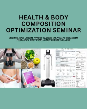 Health and Body Composition Optimization Program (6 week transformation and private IG page access)