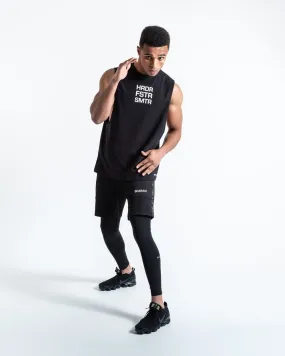 HRDR FSTR SMTR MUSCLE TANK - BLACK