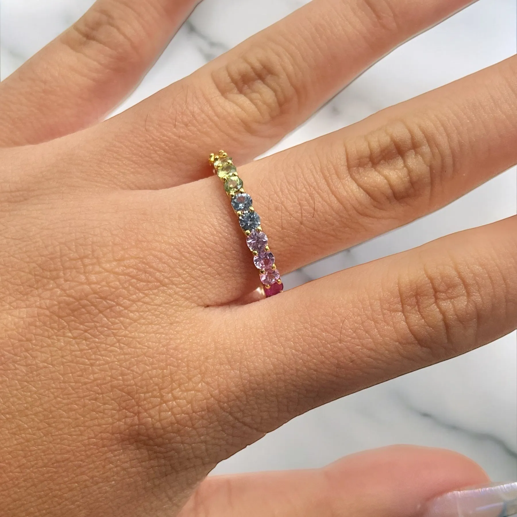 MULTI SAPPHIRE RING