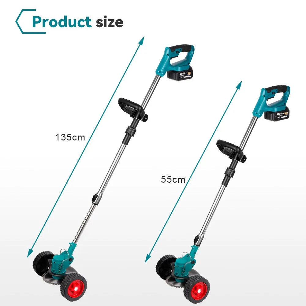 ONEVAN 3000W Cordless Lawn Mower Brushed String Trimmer Foldable Brushcutter | For Makita 18V Battery