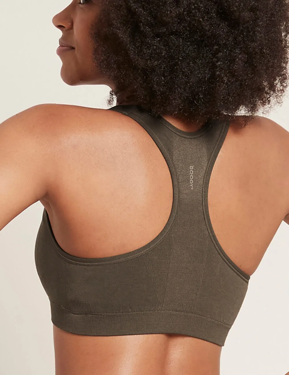 Racerback Sports Bra - Dark Olive