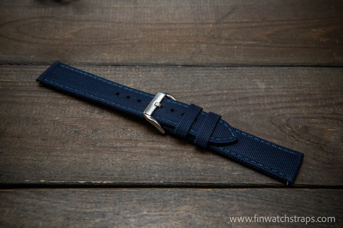 Sailcloth waterproof watch strap.