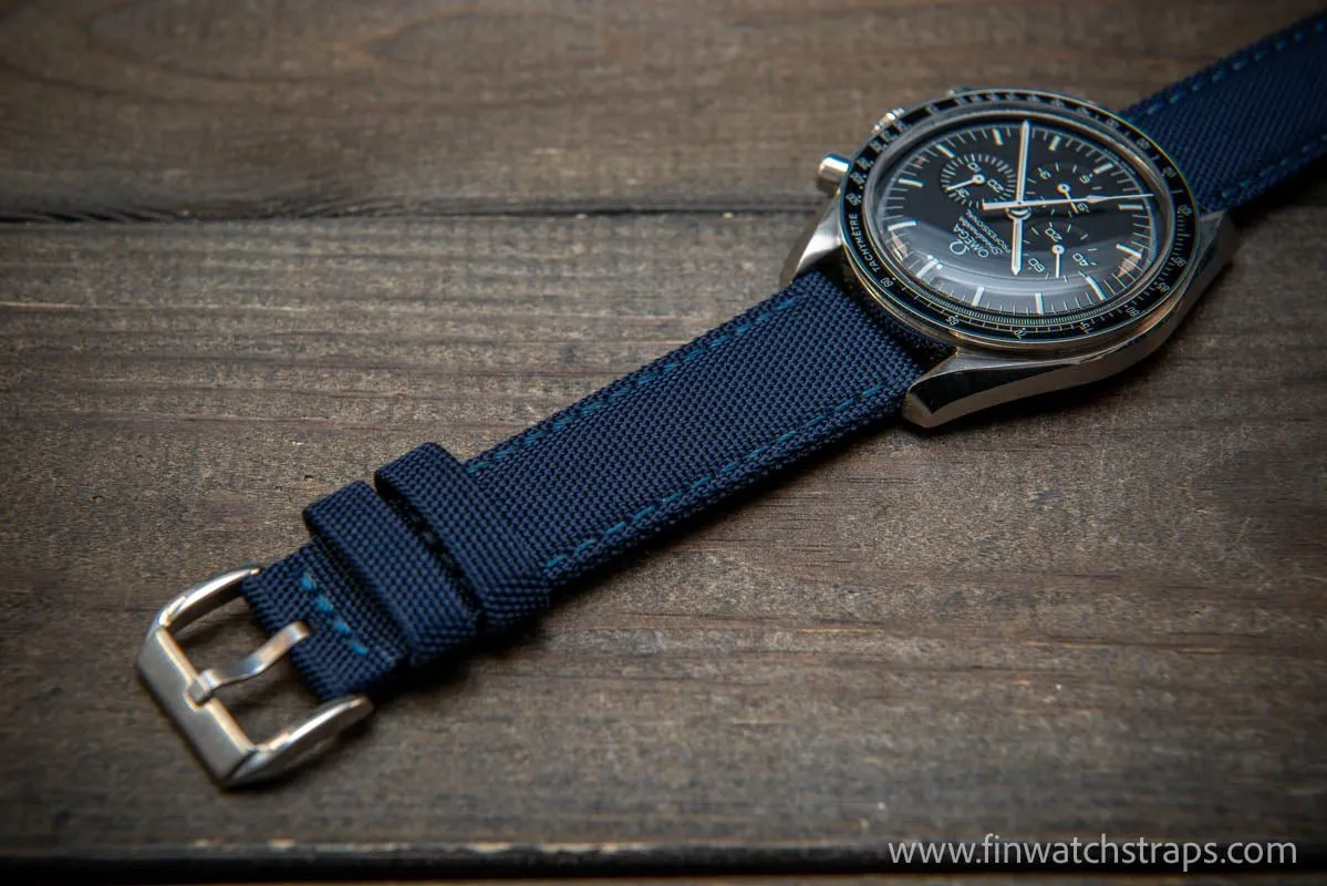 Sailcloth waterproof watch strap.