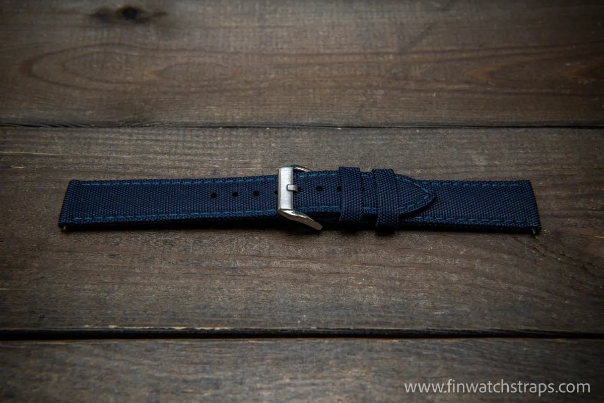 Sailcloth waterproof watch strap.