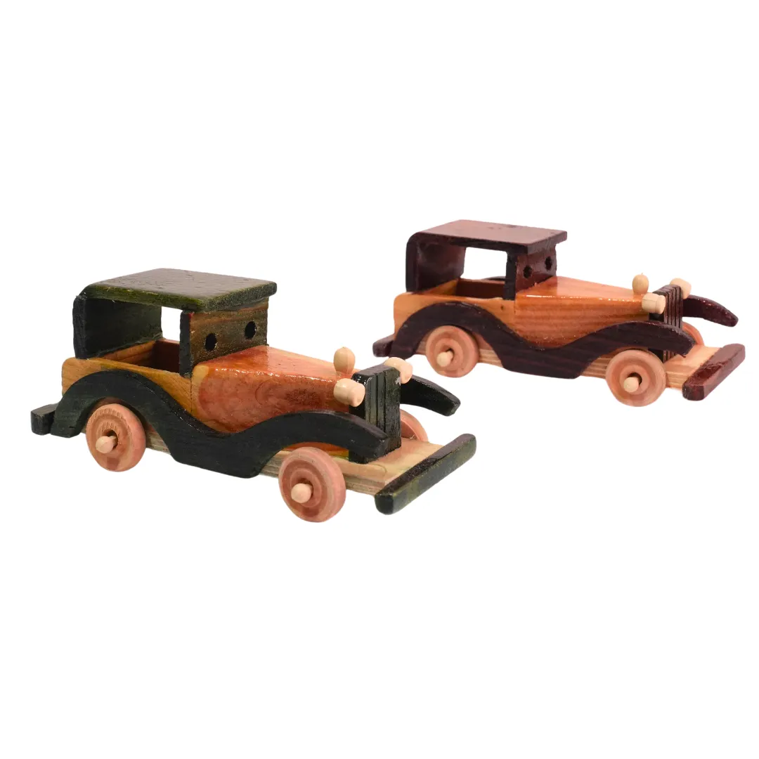 Small Wooden Car for Kids 1 Year (Random colours will be send)