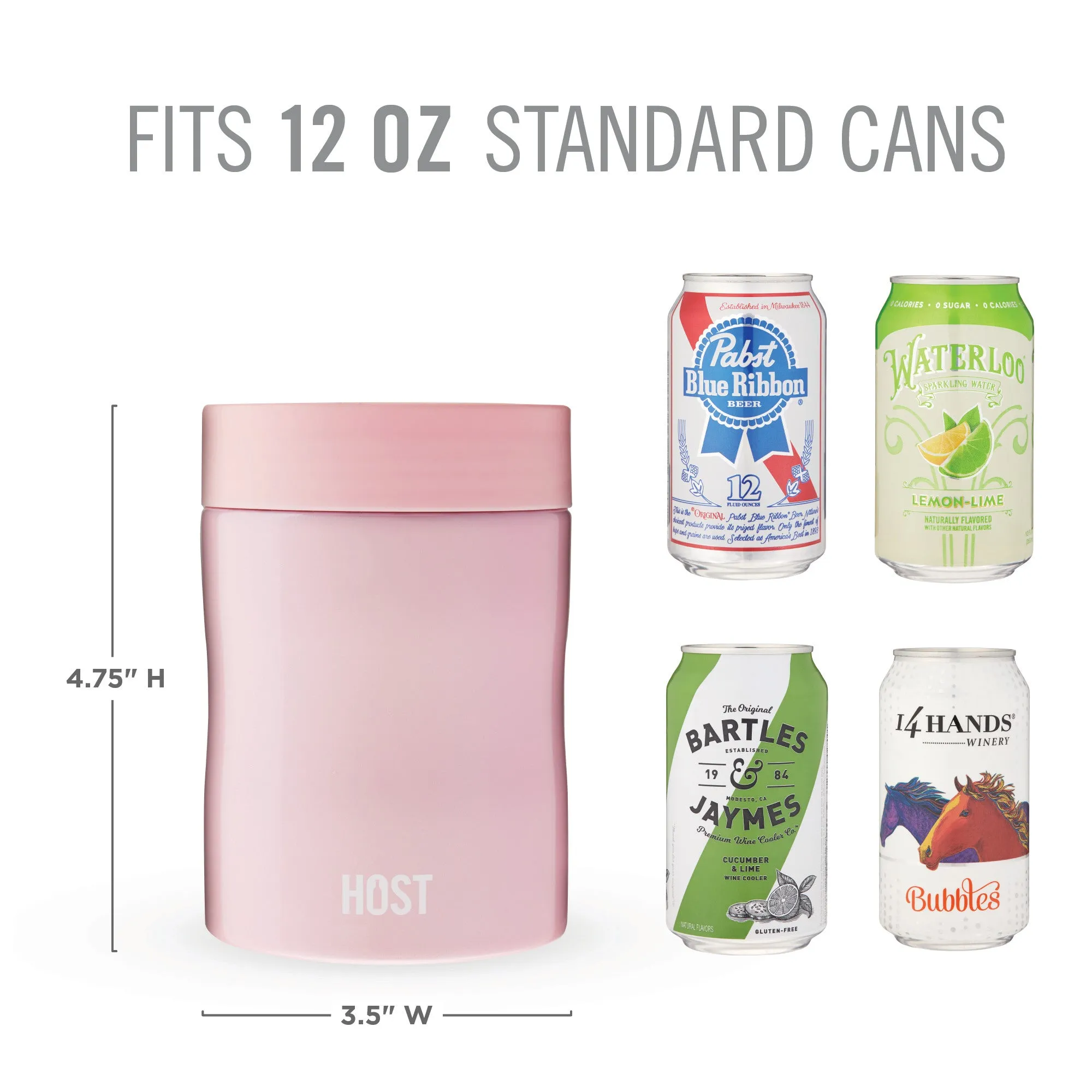 Stay-Chill Standard Can Cooler in Peony