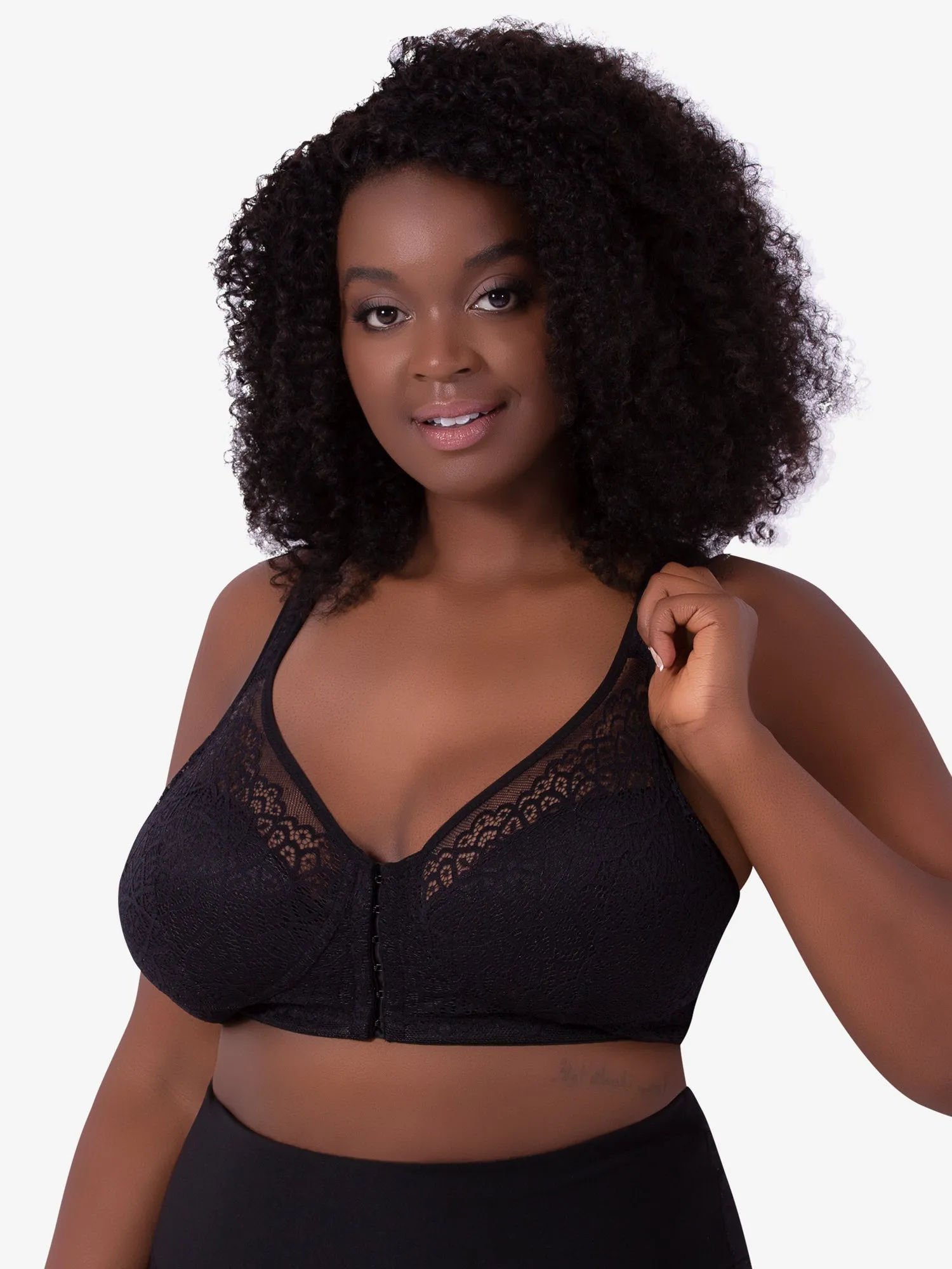 The Lora - Back Smoothing Lace Front-Closure Bra