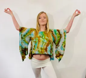 Tie Dye Butterfly Sleeve Top