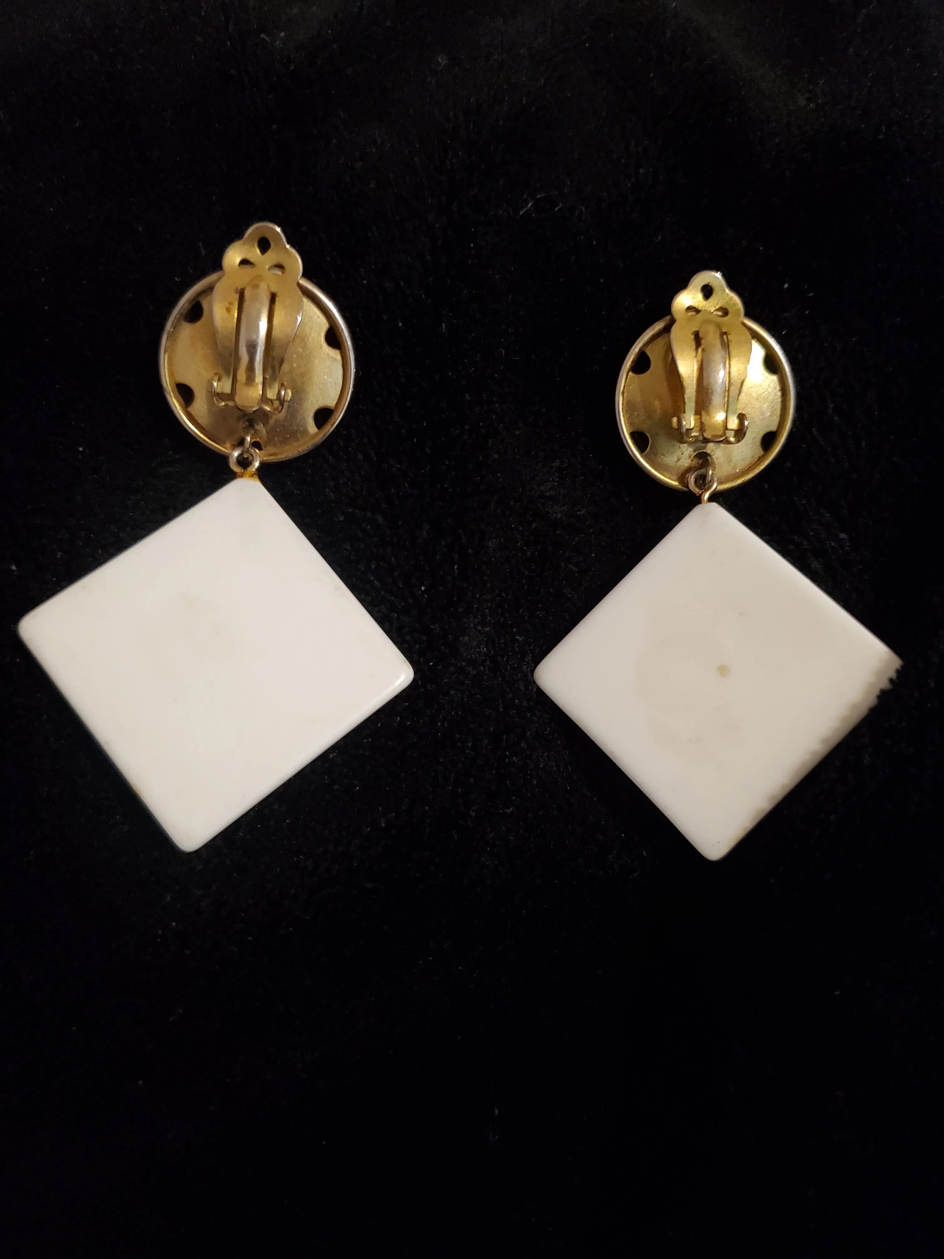 Tri Vintage Gold Earrings