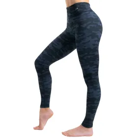 Women's Compression Leggings - Camo Black