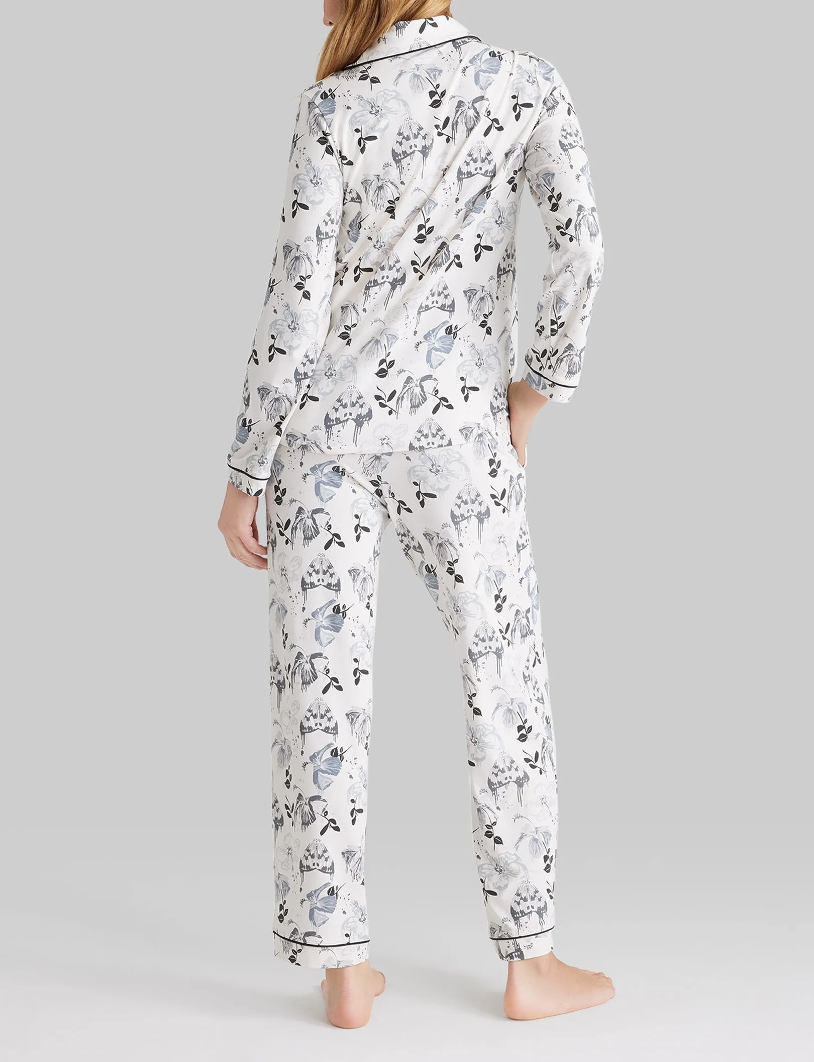 Women's Downtime Long Sleeve Pajama Top & Pant Set