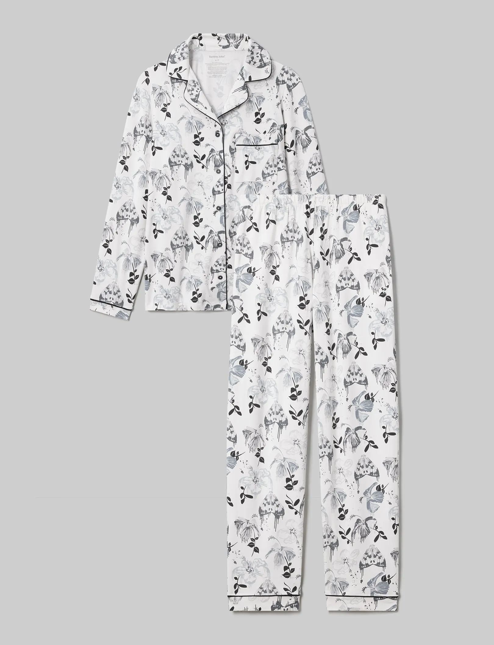 Women's Downtime Long Sleeve Pajama Top & Pant Set