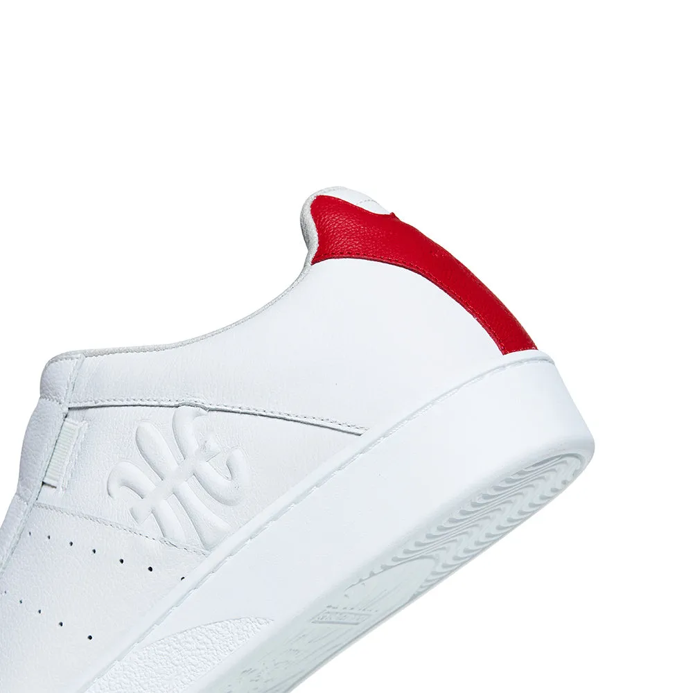 Women's Icon Genesis White Red Leather Sneakers 91902-001